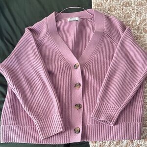 Old Navy Women's Mauve Cardigan Sweater
